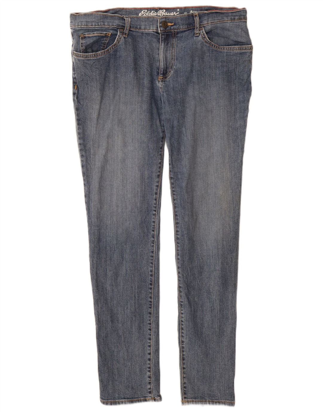 Eddie Bauer Womens Slim Jeans US 10 Large W32 L30 Blue Cotton