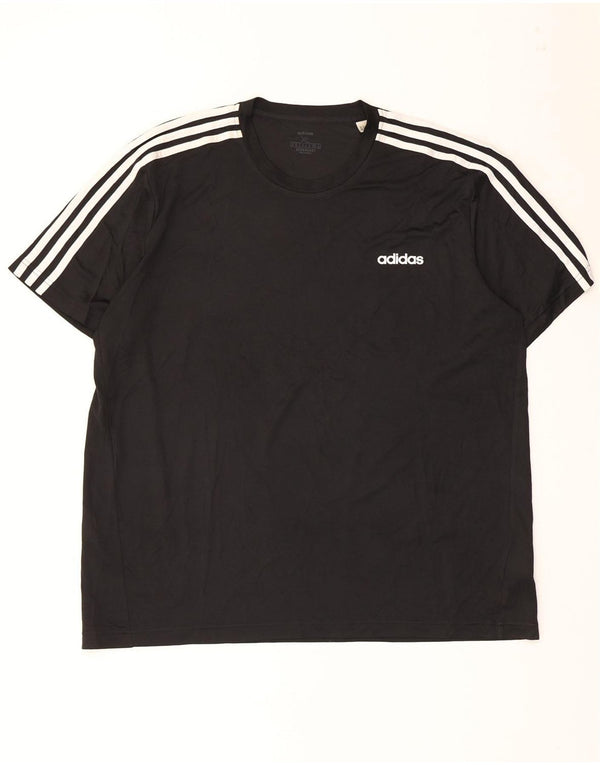 ADIDAS Mens Aeroready T-Shirt Top XL Black Polyester