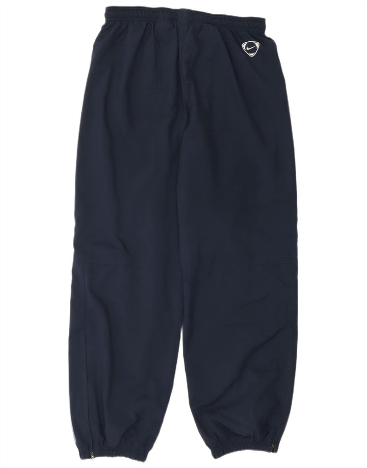 Nike Mens Tracksuit Trousers Joggers Large Navy Blue Polyester