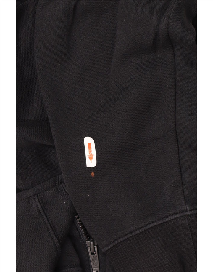Nike Mens Tracksuit Top Jacket Medium Black Cotton