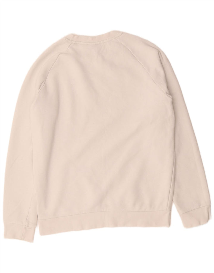 Adidas Mens Sweatshirt Jumper Small White Cotton