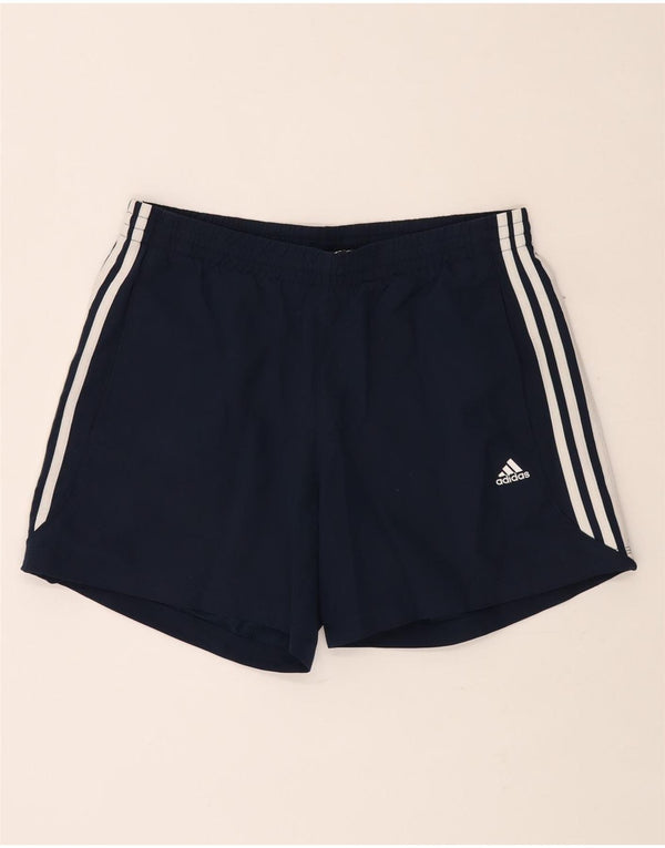 ADIDAS Mens Climalite Sport Shorts Medium  Navy Blue Polyester
