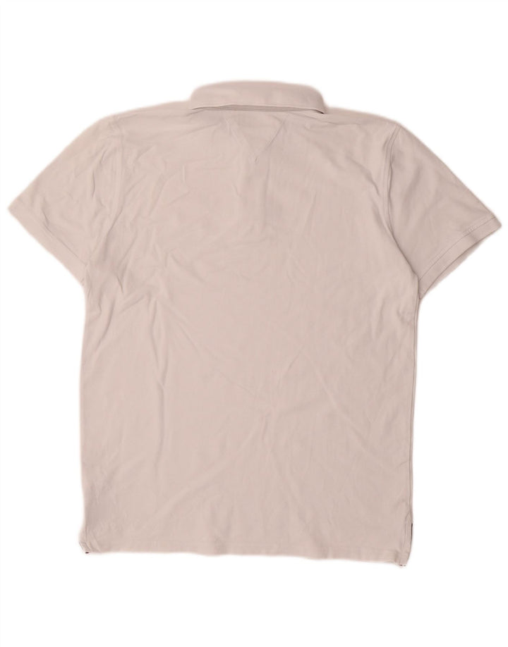 TOMMY HILFIGER Boys Polo Shirt 15-16 Years White Cotton