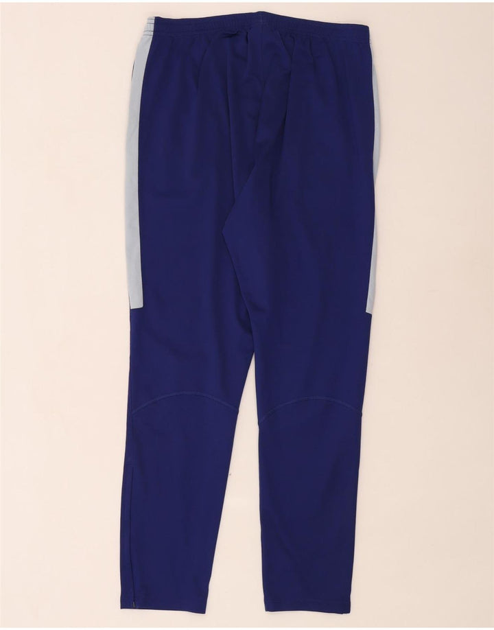 Nike Mens Tracksuit Trousers XL Blue Colourblock Polyester