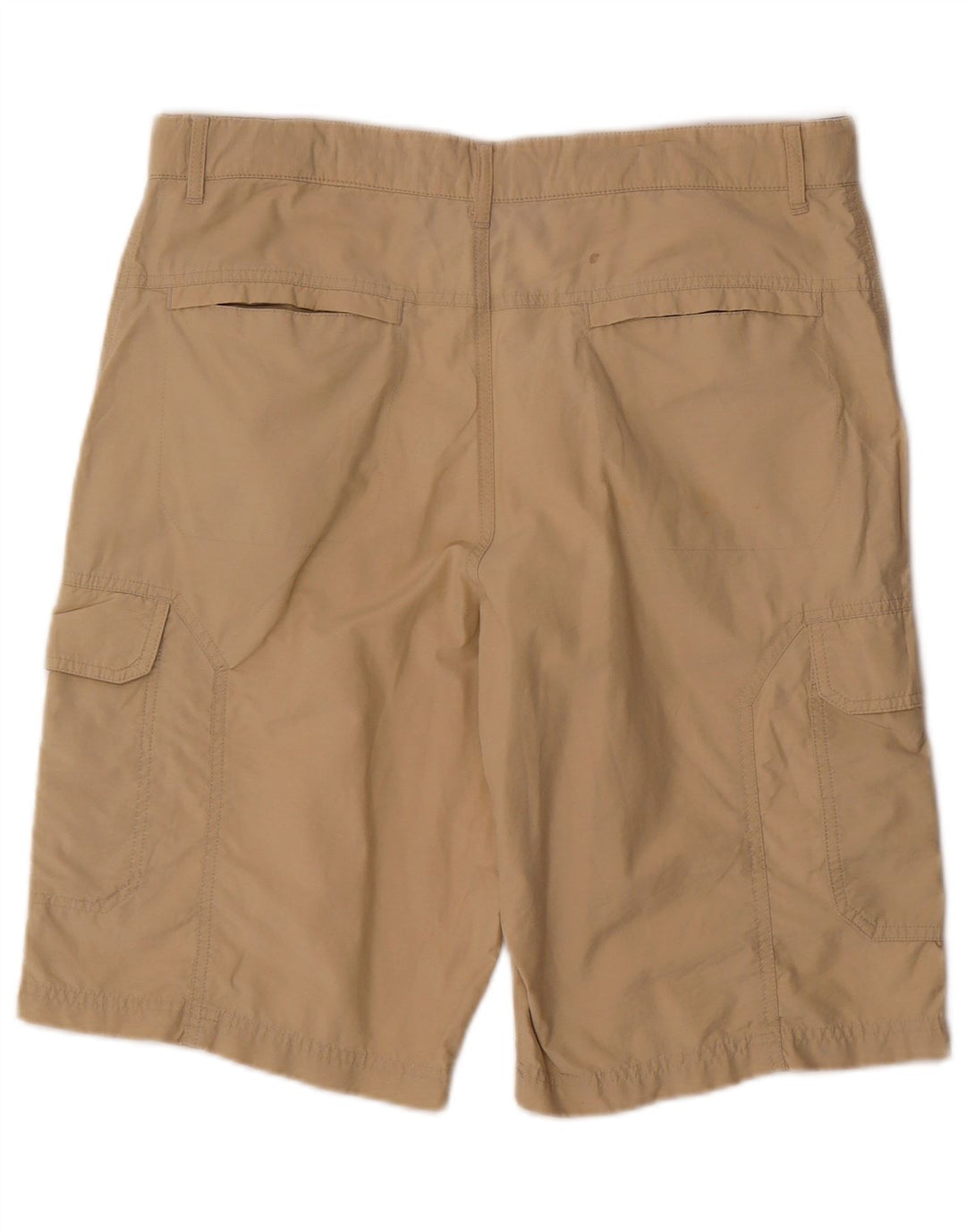 Marks & Spencer Mens Cargo Shorts W34 Large Beige Cotton