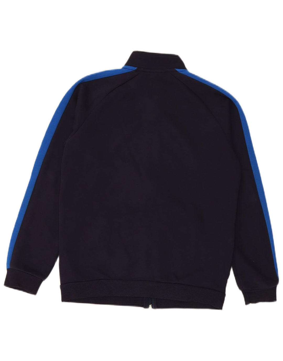PUMA Boys Tracksuit Top Jacket 13-14 Years Navy Blue Cotton