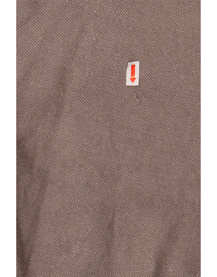 ZARA Womens Oversized Boat Neck Jumper Sweater UK 10 Small Grey