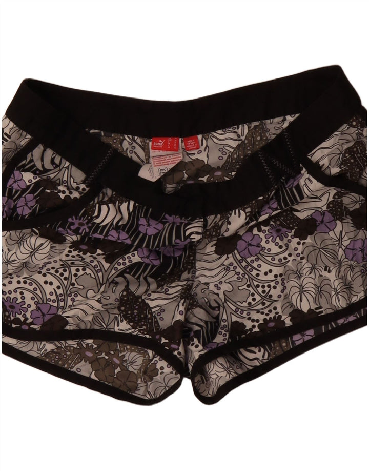 Puma Womens Swimming Shorts UK 12 Medium  Multicoloured Floral Polyester
