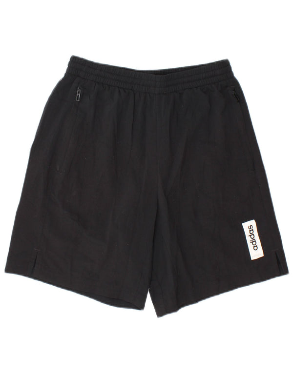 Adidas Mens Sport Shorts Small Black Polyester