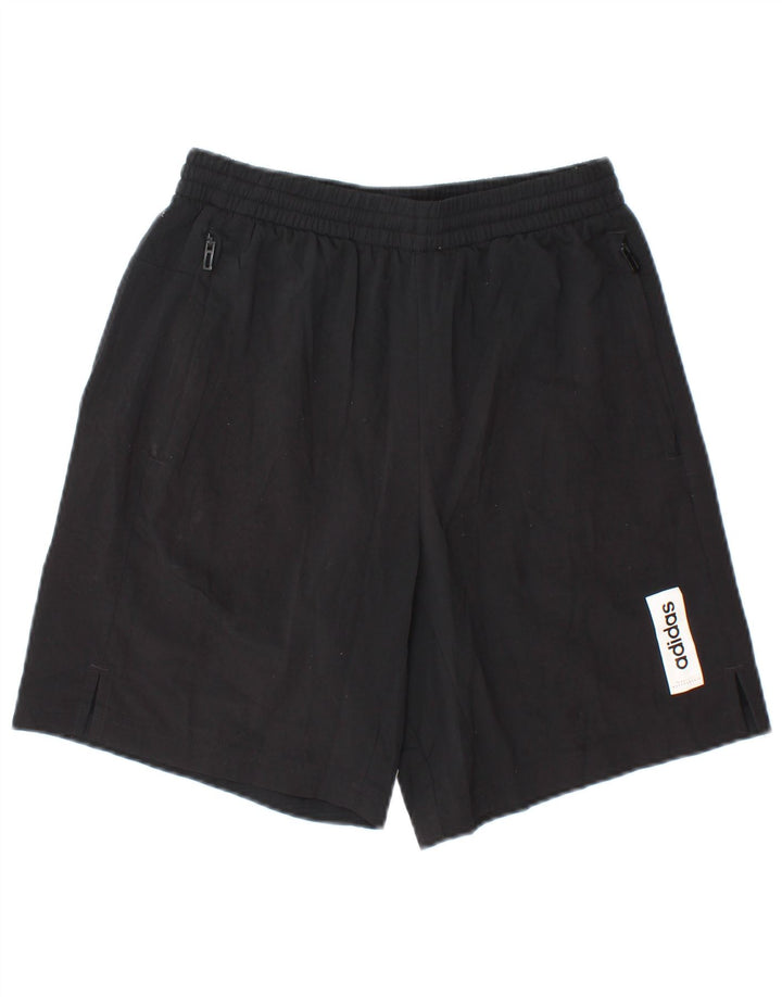 Adidas Mens Sport Shorts Small Black Polyester