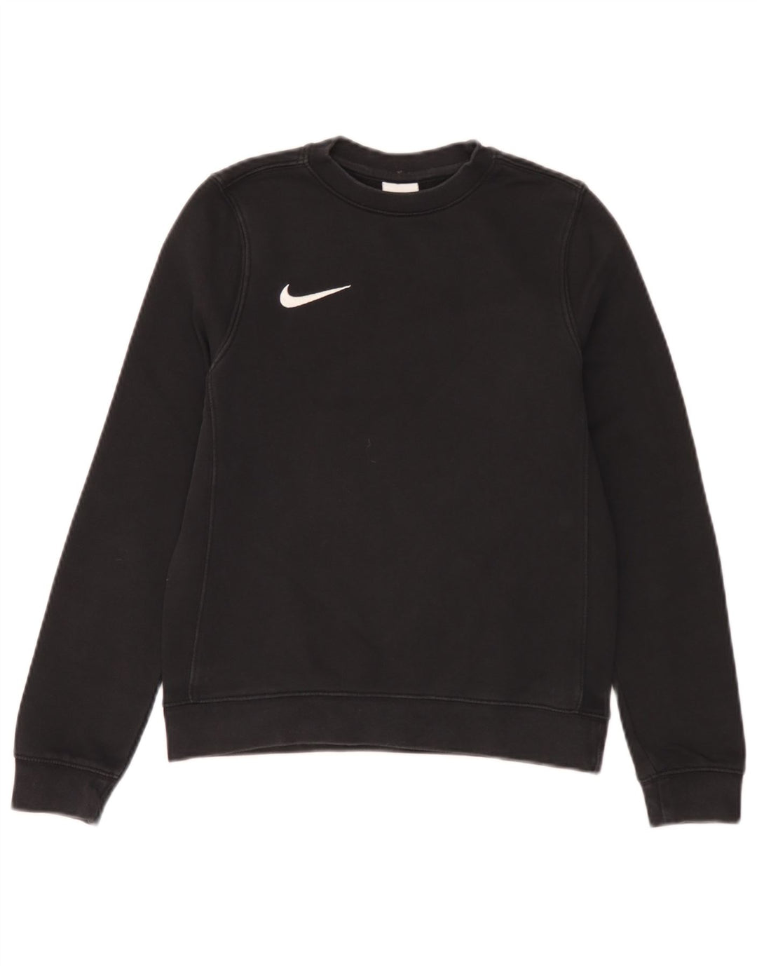 Nike Boys Sweatshirt Jumper 10-11 Years Medium Black Cotton