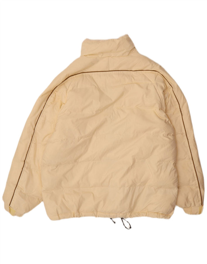 Fila Mens Padded Jacket IT 52/54 Large Off White Polyester
