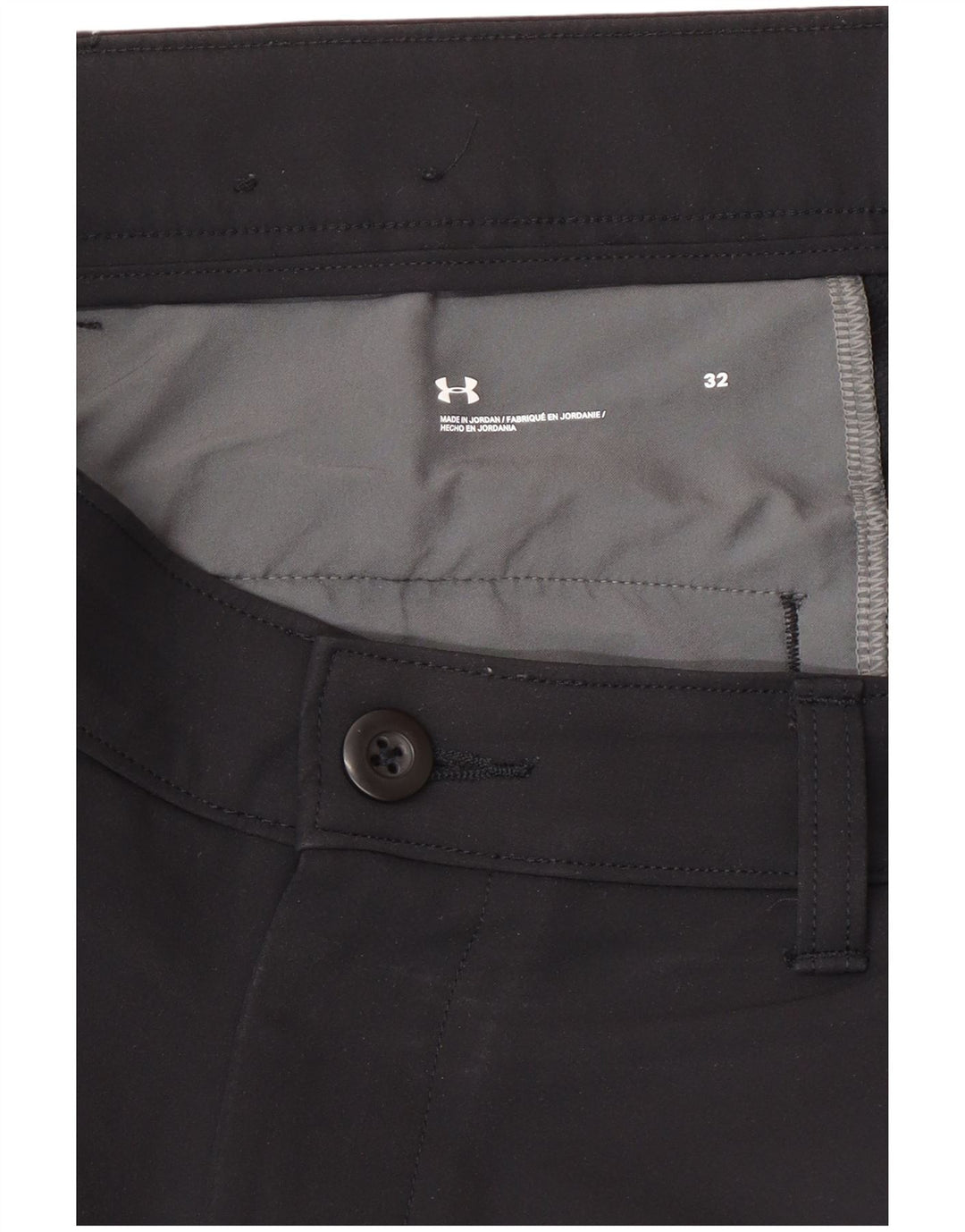 Under Armour Mens Chino Shorts W32 Medium Black Polyester