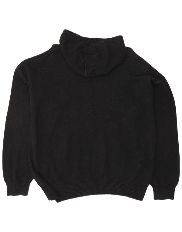 G-STAR Mens Graphic Hoodie Jumper Large Black Cotton