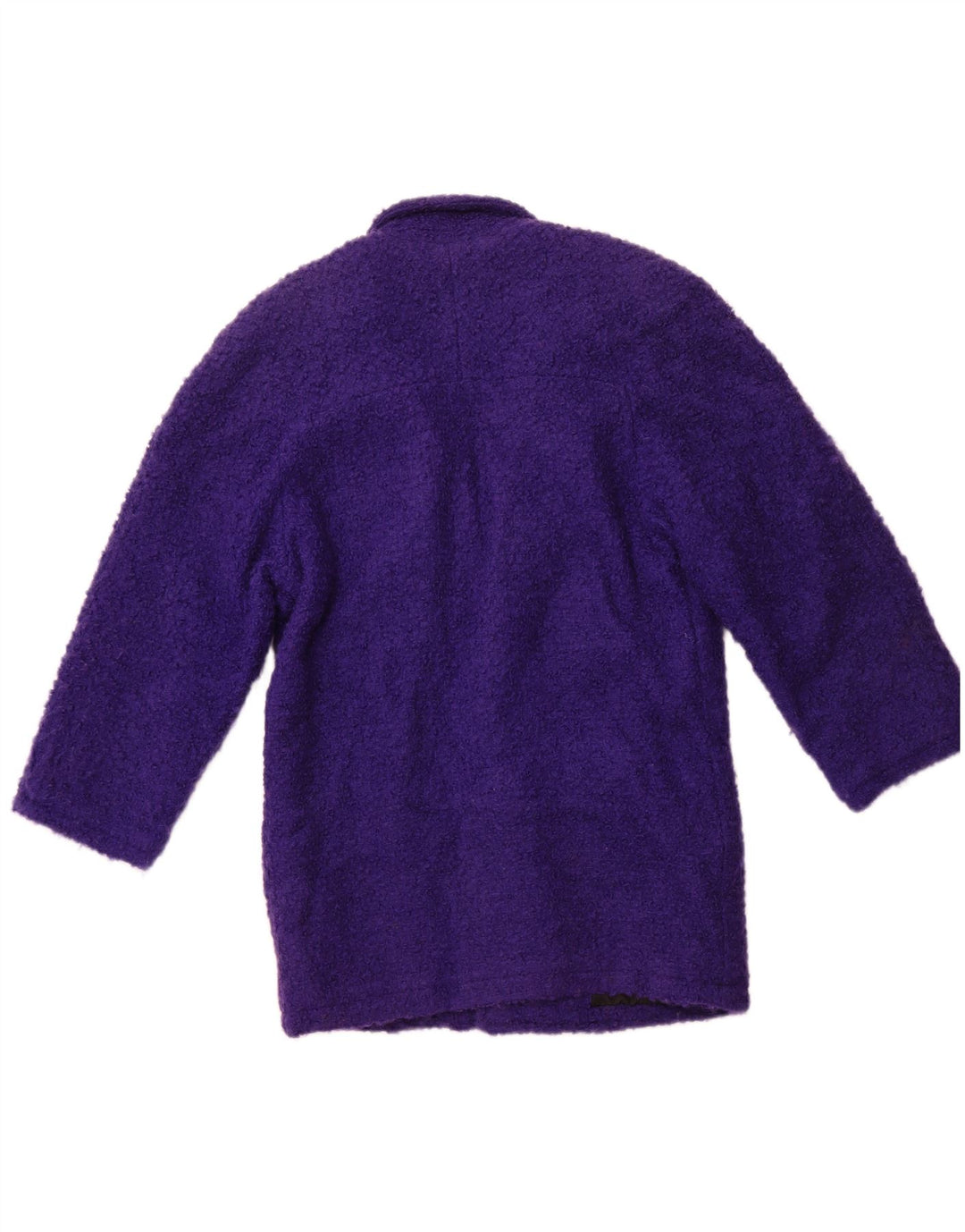 Vintage Womens Double Breasted Coat UK 12 Medium Purple