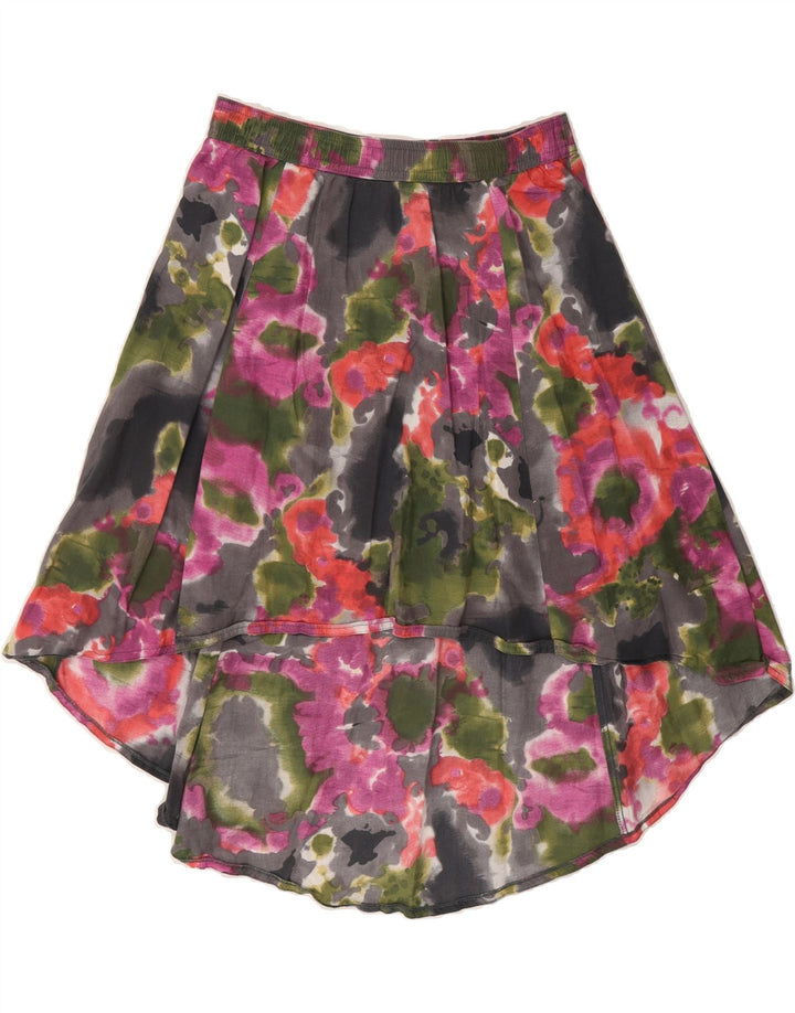 BENETTON Womens Asymmetrical Skirt Small W27  Multicoloured Cotton Vintage Benetton and Second-Hand Benetton from Messina Hembry 