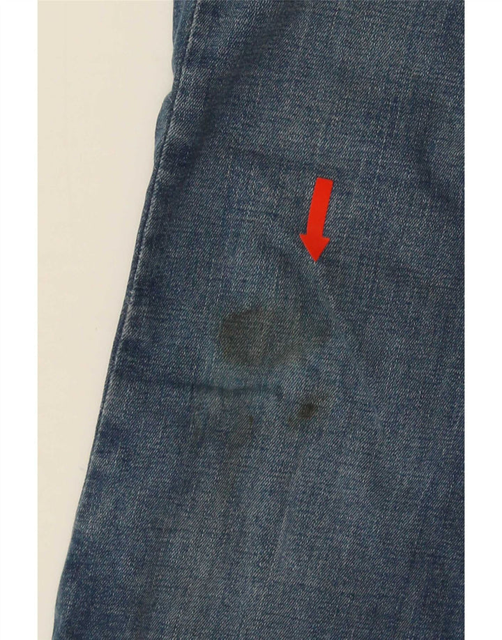 Topshop Womens Jamie Flared Jeans W28 L30 Navy Blue