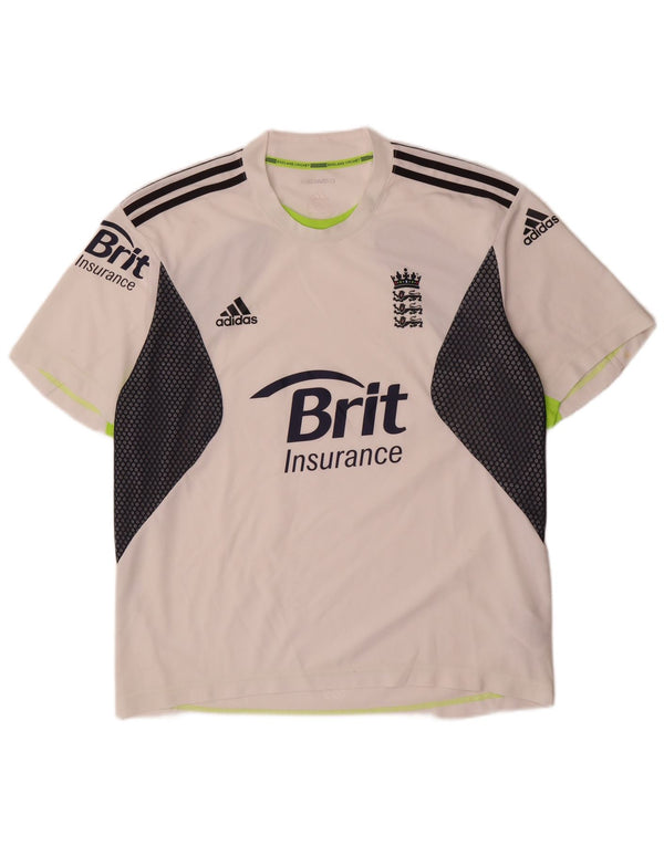 Adidas Mens Climacool Graphic T-Shirt Top UK 42/44 Large White Colourblock