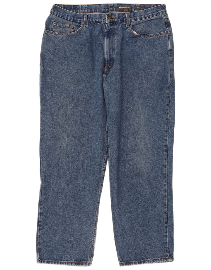 Eddie Bauer Mens Loose Jeans W38 L30 Blue Cotton