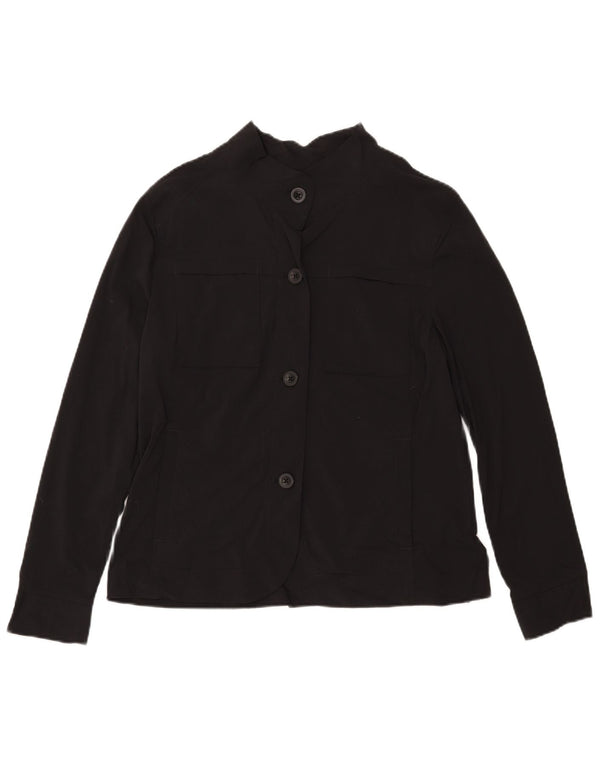 Eddie Bauer Womens Utility Jacket US 14 XL Black Nylon