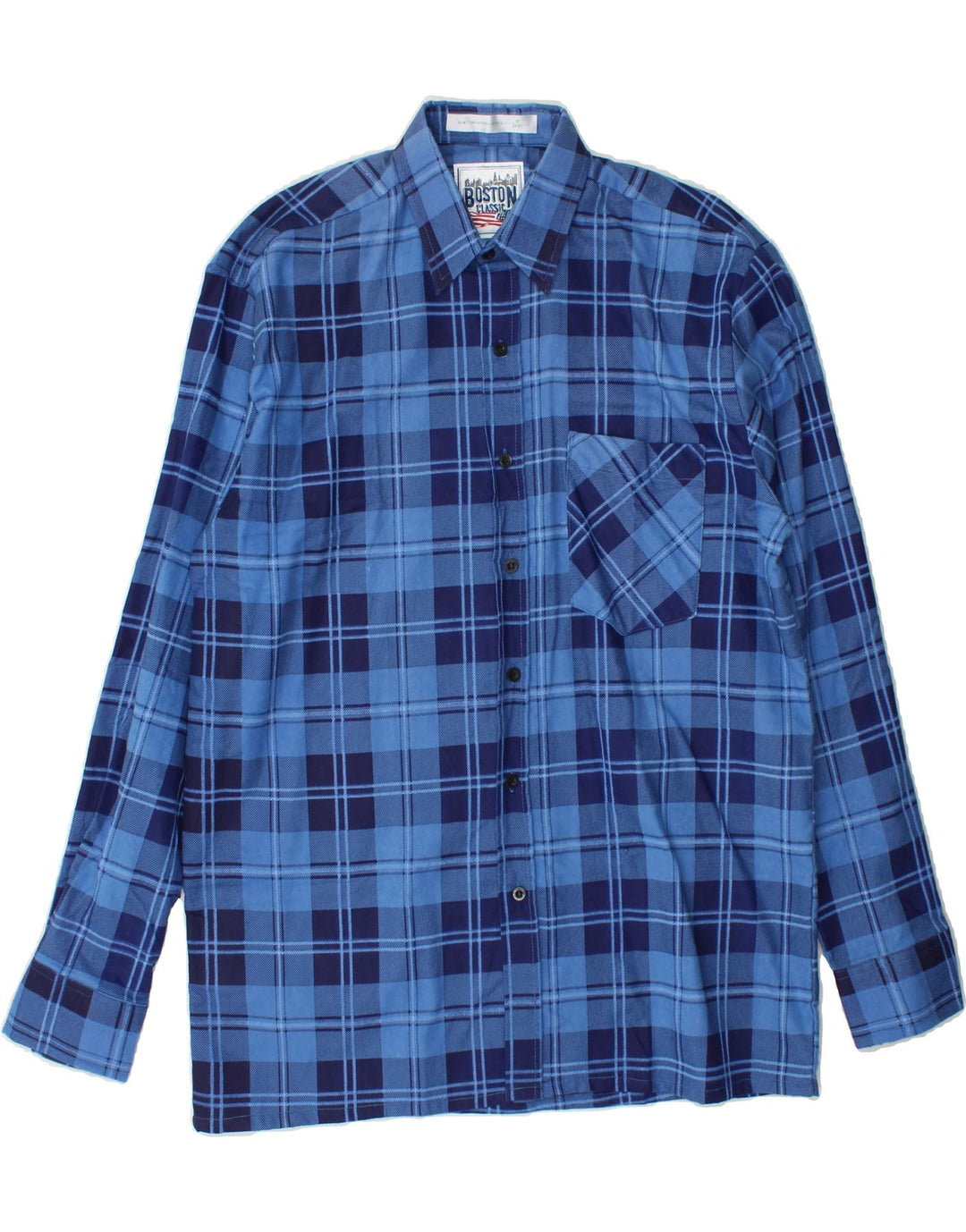 Mens Flannel Shirt Large Vintage Boston and Second-Hand Boston from Messina Hembry 