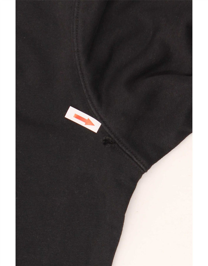 Jordan Mens Graphic Hoodie Jumper Medium Black Cotton