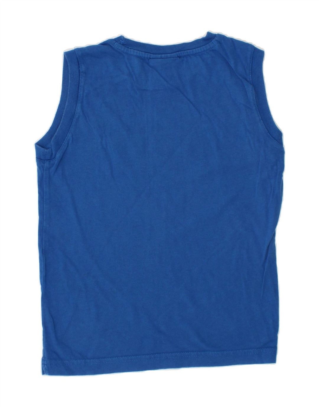 CHAMPION Boys Graphic Vest Top 5-6 Years XS Blue Vintage Champion and Second-Hand Champion from Messina Hembry 