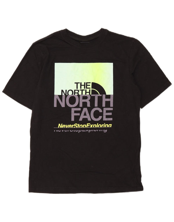 The North Face Mens Graphic T-Shirt Top Medium Black Cotton