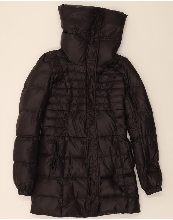 GUESS Womens Padded Coat UK 6 XS Black Nylon Vintage Guess and Second-Hand Guess from Messina Hembry 