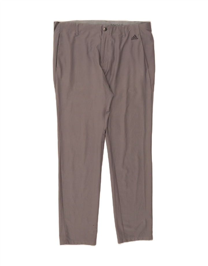 ADIDAS Womens Slim Chino Trousers W36 L32 Grey Polyamide Vintage Adidas and Second-Hand Adidas from Messina Hembry 
