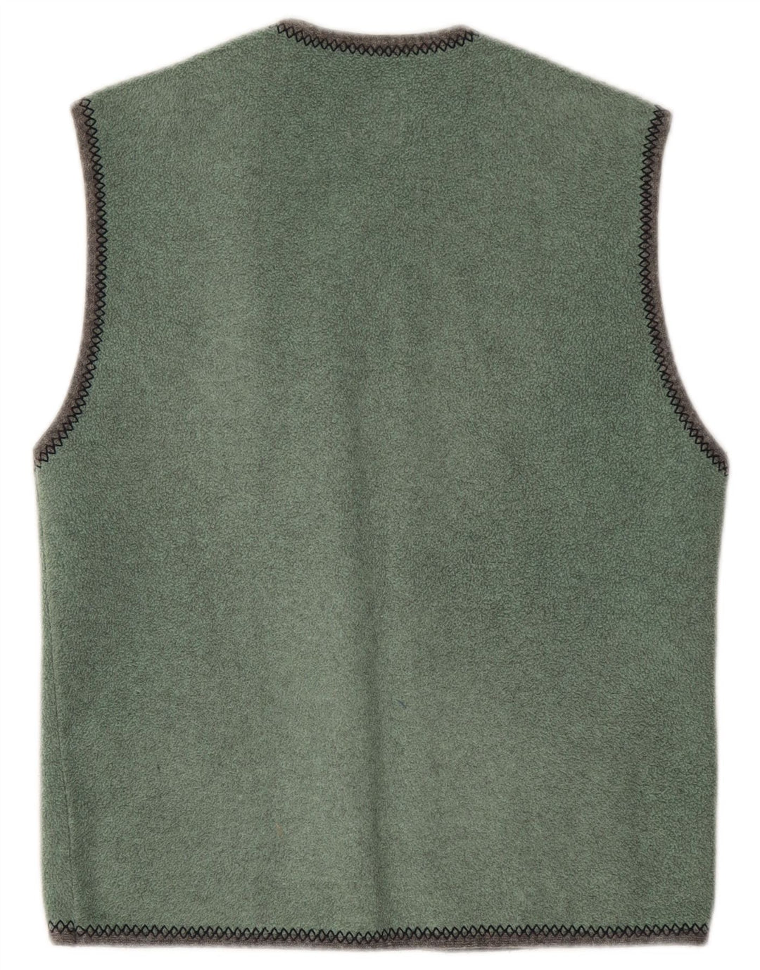 Think Pink Womens Fleece Gilet UK 10 Small Green Polyester