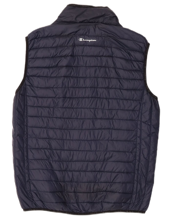 Champion Mens Padded Gilet UK 42 XL Navy Blue Polyamide