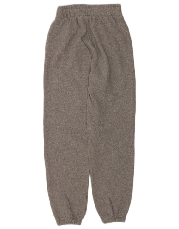 ADIDAS Womens Tracksuit Trousers Joggers UK 4 XS Grey Flecked Cotton