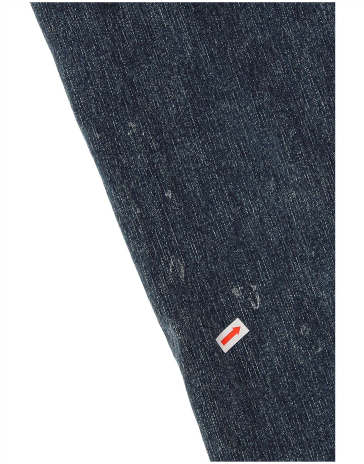 LEVI'S Womens 724 High Rise Straight Jeans W27 L26  Navy Blue Cotton