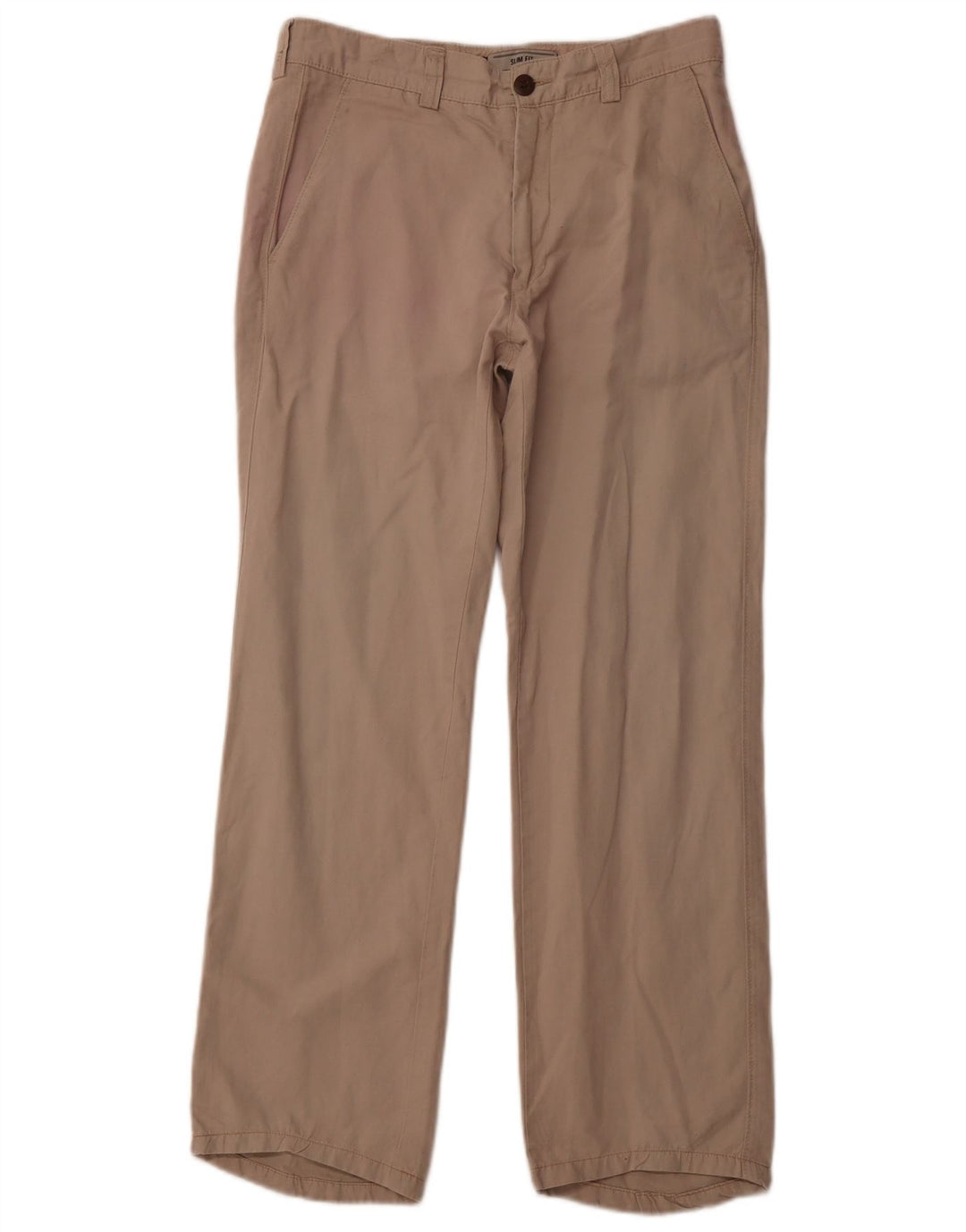 DOCKERS Womens Slim Fit Chino Trousers W30 L28 Beige
