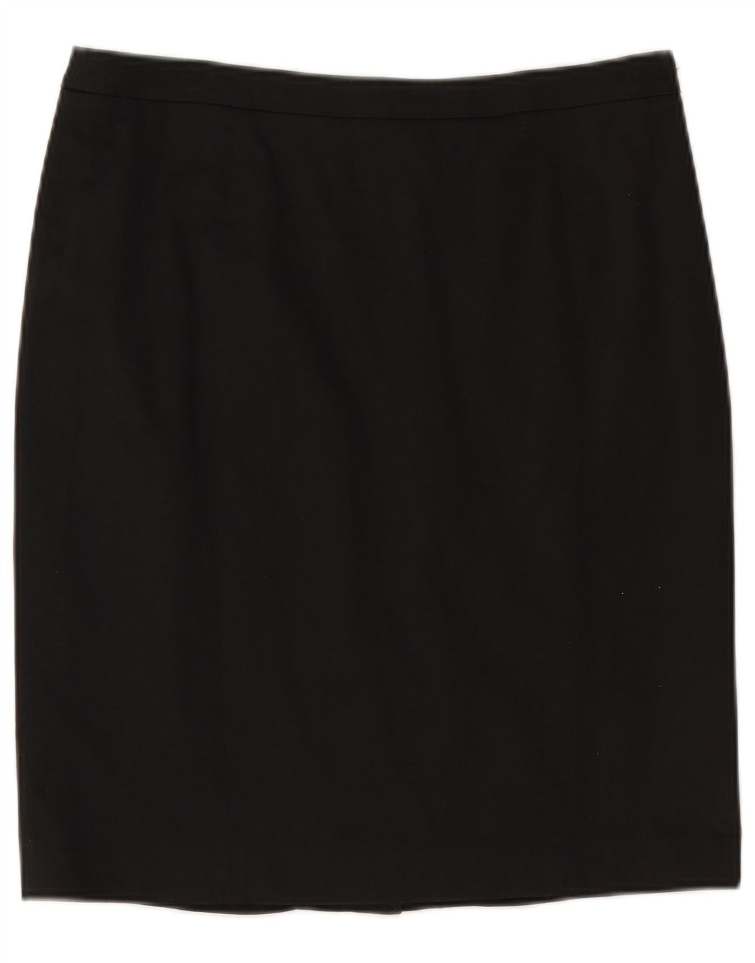 GATTINONI Womens Straight Skirt UK 14 Large W30  Black Cotton