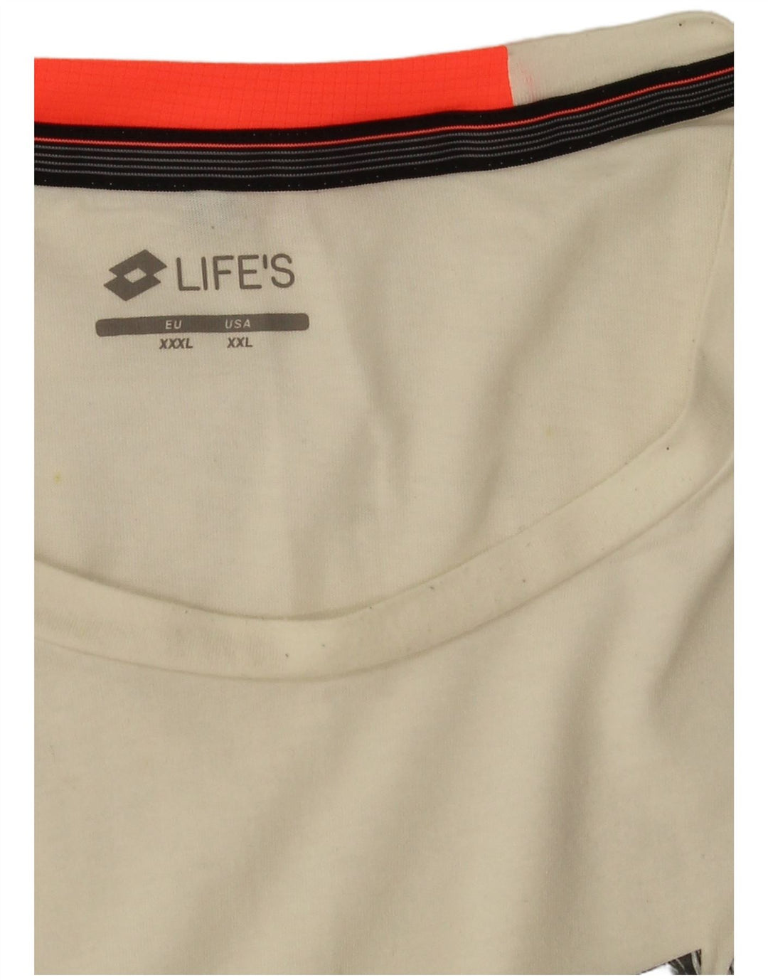 Lotto Mens Graphic Vest Top 2XL White Cotton