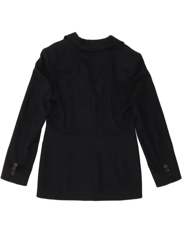 LUISA SPAGNOLI Womens Perugia 3 Button Blazer Jacket IT 42 Medium Black Vintage Luisa Spagnoli and Second-Hand Luisa Spagnoli from Messina Hembry 