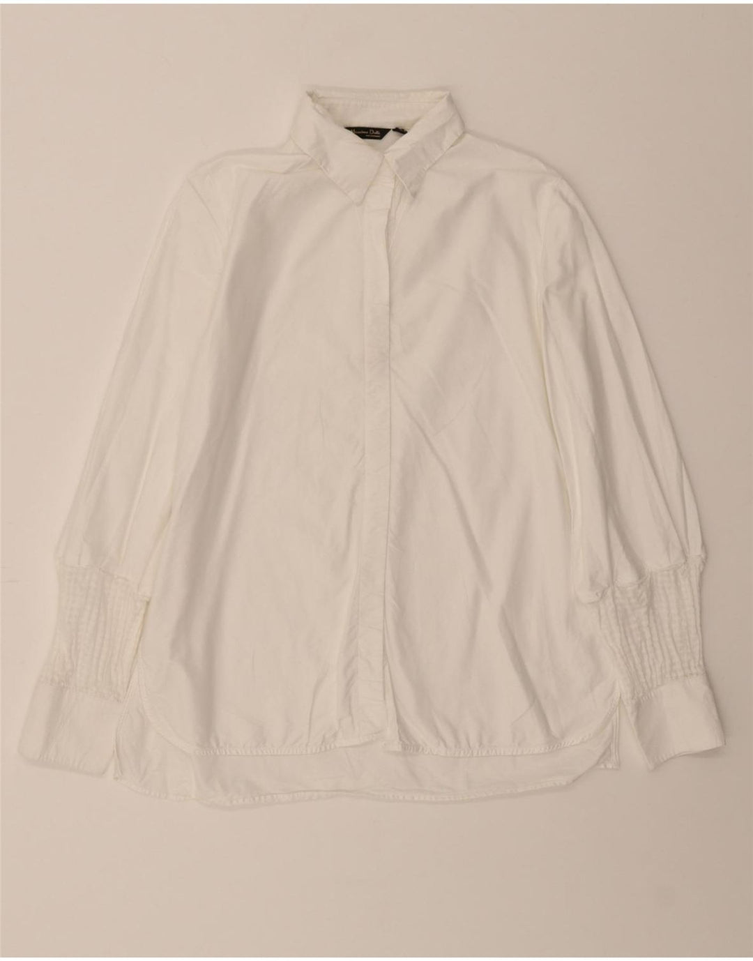 MASSIMO DUTTI Womens Shirt EU 36 XS  White Vintage Massimo Dutti and Second-Hand Massimo Dutti from Messina Hembry 