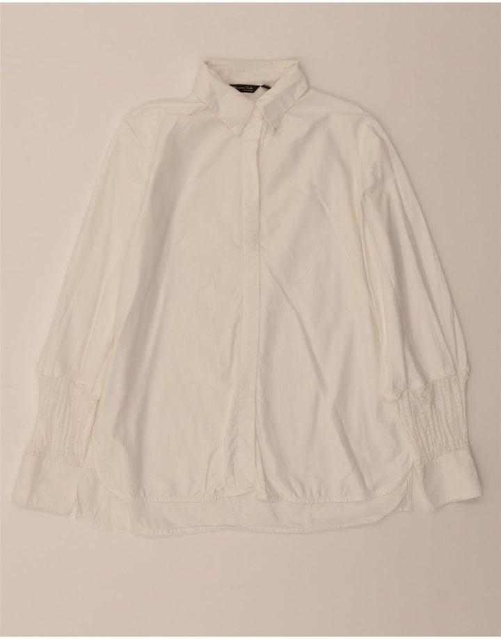 MASSIMO DUTTI Womens Shirt EU 36 XS  White Vintage Massimo Dutti and Second-Hand Massimo Dutti from Messina Hembry 