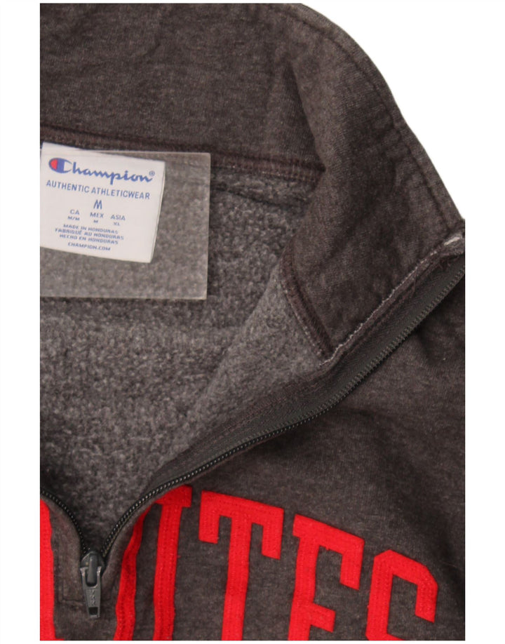 Champion Mens Utah Utes Graphic Sweatshirt Jumper Medium Grey Flecked