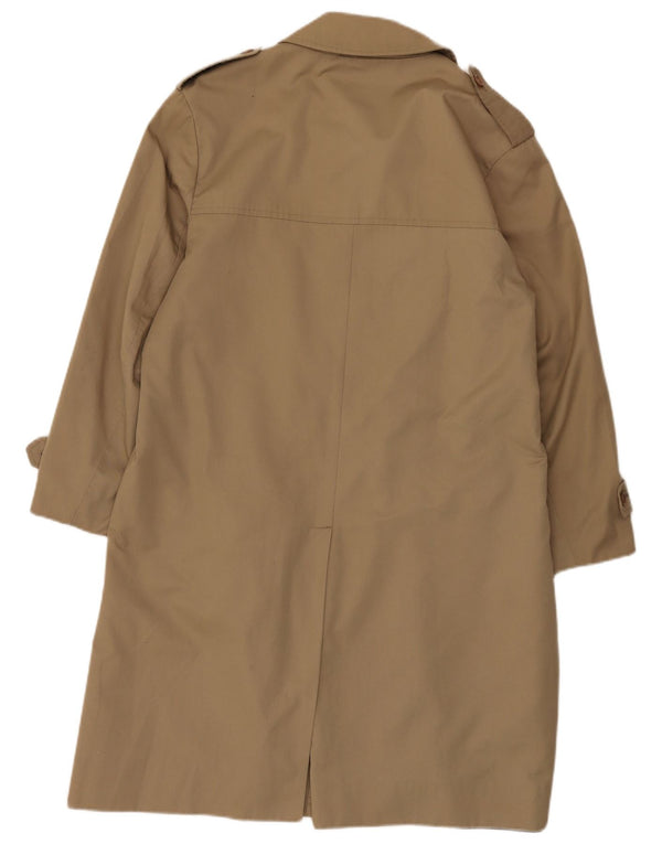 Vintage Mens Trench Coat UK 36 Small Beige Classic
