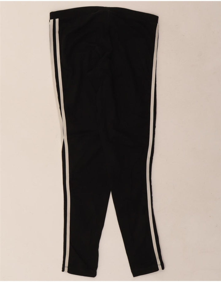 Adidas Womens Leggings UK 14 Medium  Black Cotton