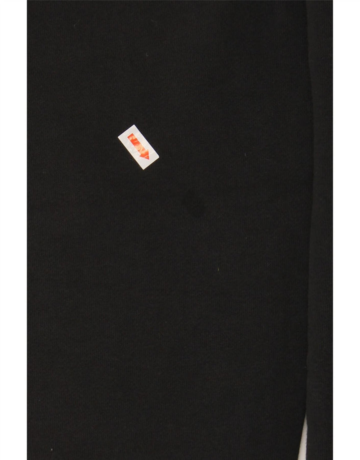 ADIDAS Womens Graphic Tracksuit Trousers Joggers UK 12/14 Medium  Black