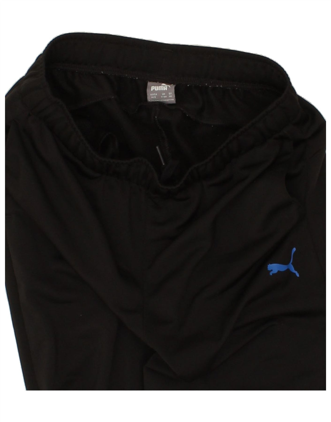 PUMA Boys Tracksuit Trousers 11-12 Years Black Vintage Puma and Second-Hand Puma from Messina Hembry 