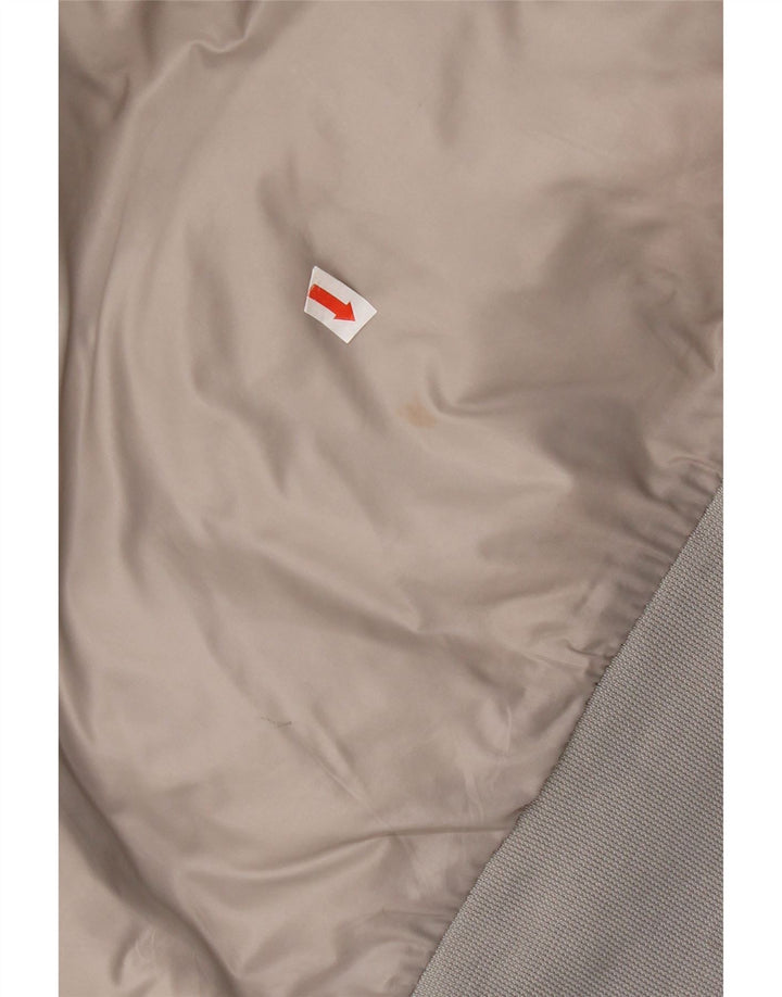 Nike Mens Hooded Padded Jacket UK 36 Small Grey Colourblock Polyester