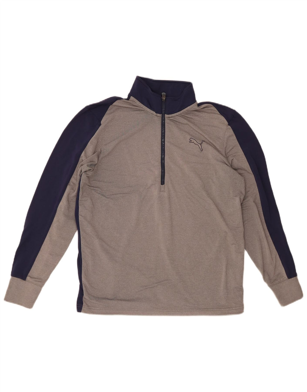 Mens Zip Neck Pullover Tracksuit Top Medium