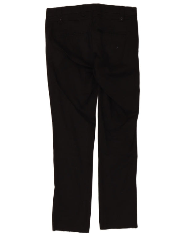 Zara Mens Straight Chino Trousers EU 36 XS W29 L28 Black