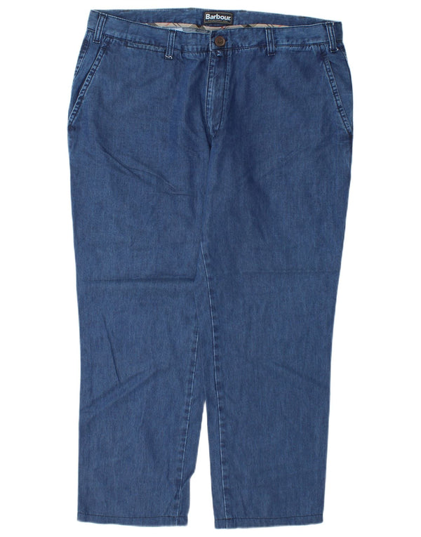 Barbour Womens Regular Fit Straight Jeans XL W36 L27 Blue Lyocell