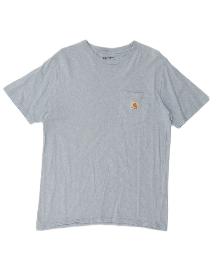 CARHARTT Mens T-Shirt Top Medium Blue